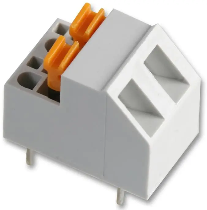 CAMDENBOSS Screwless 2-Way Terminal Block, 5.08mm