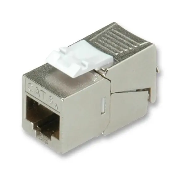 ROLINE שקע RJ45 מודולרי Cat6a עם מיגון, מבנה מתכת