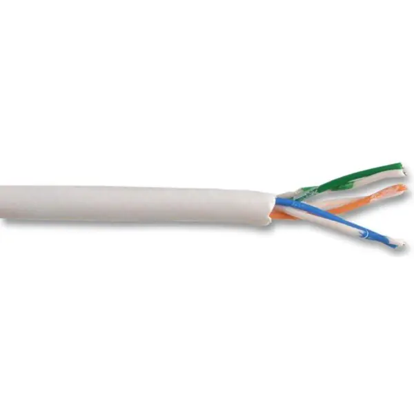 PRO POWER 3 Pair Telephone Cable White 100m Reel