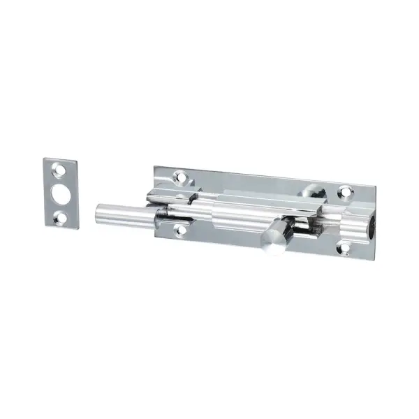 Timco Necked Barrel Bolt, Polished Chrome, 75 x 25mm