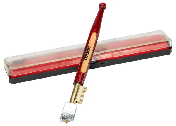 Rolson 3-10mm Glass Cutter with Diamond Tip, 175mm