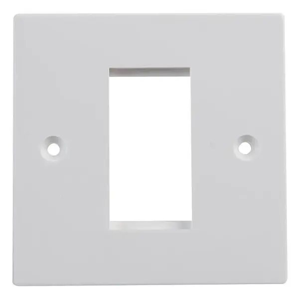 CLEVER LITTLE BOX - Plat Depan 1-Gang Conec2 dengan Apertur Modul Tunggal 25 x 