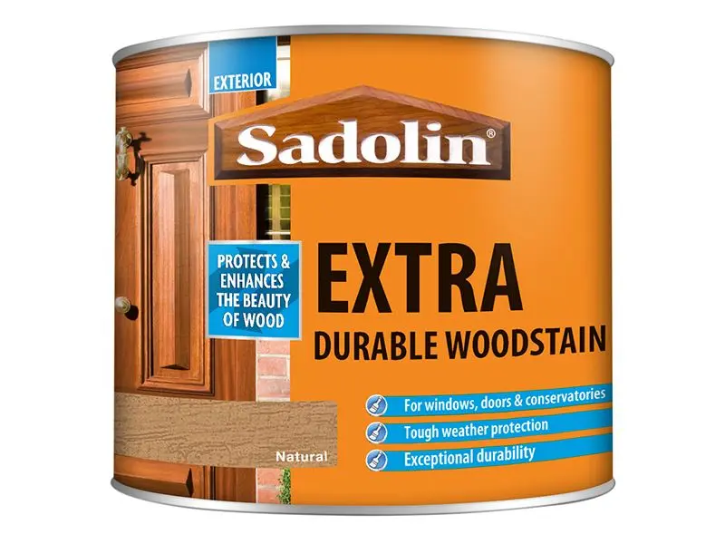 Sadolin Stain Extra Resistente para Madeira, Natural, 500ml