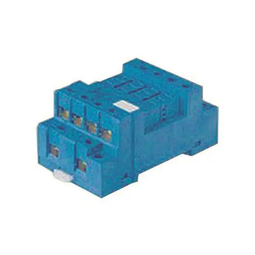 Finder UK 96.74SMA Relay Socket & Clip, DIN Rail, 14-Pin, Blue