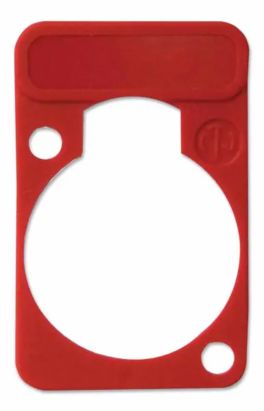 NEUTRIK D-sub Shell Plate, Red