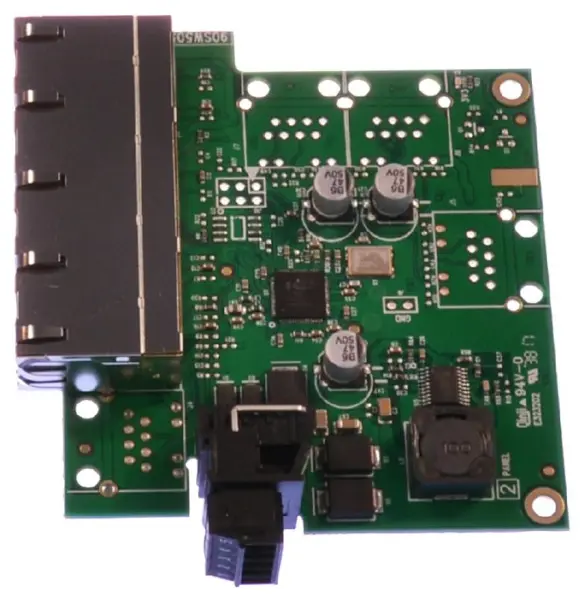 Brainboxes Průmyslový 4-portový Fast Ethernet přepínač