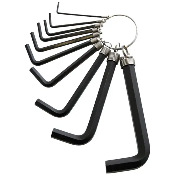 Amtech Hex Key Set & Keyring, 10pk, 220g