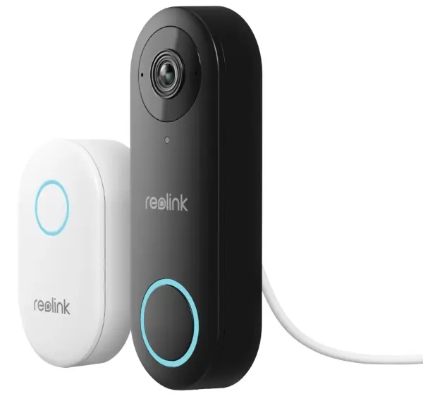 REOLINK Smart 2K+ Wired PoE Video Doorbell with Chime