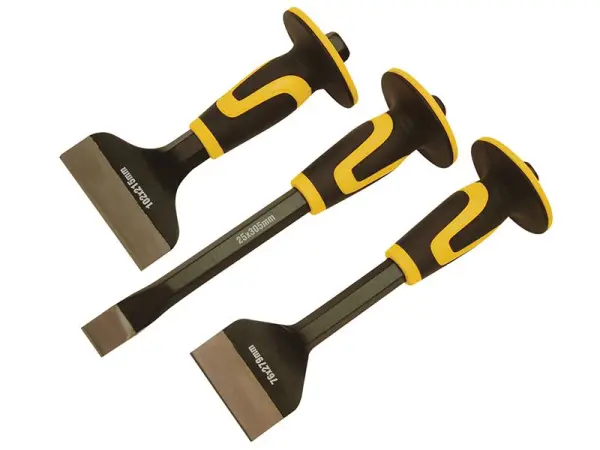 Roughneck 3-Piece Chisel & Bolster Set, 76mm to 254mm