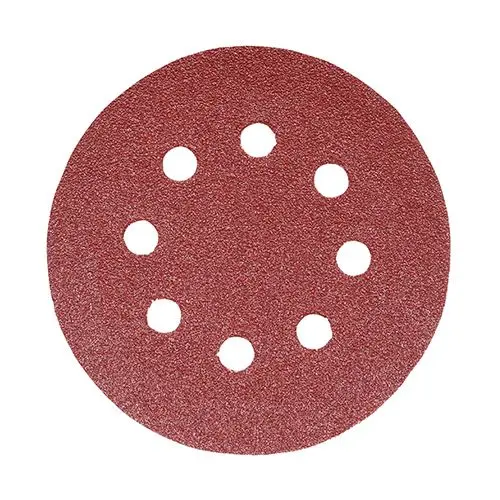 Timco 125mm 60 Grit Random Orbital Sanding Discs - 5 Pack