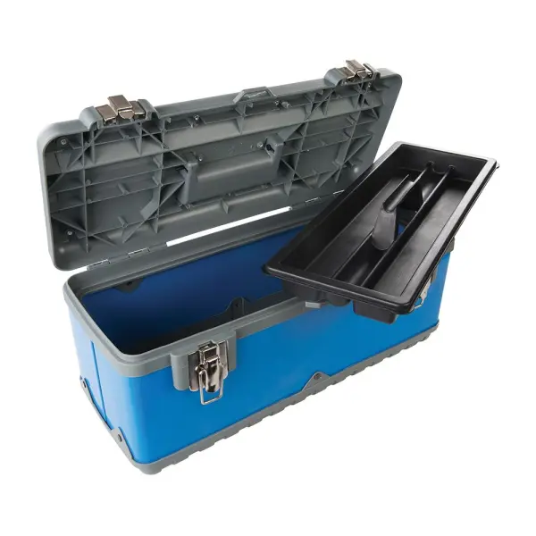 Silverline Toolbox 470 x 220 x 210mm, Impact-Resistant