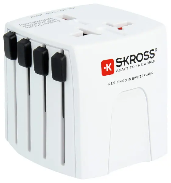 SKROSS MUV Micro Travel Adaptor White 250V 2.5A