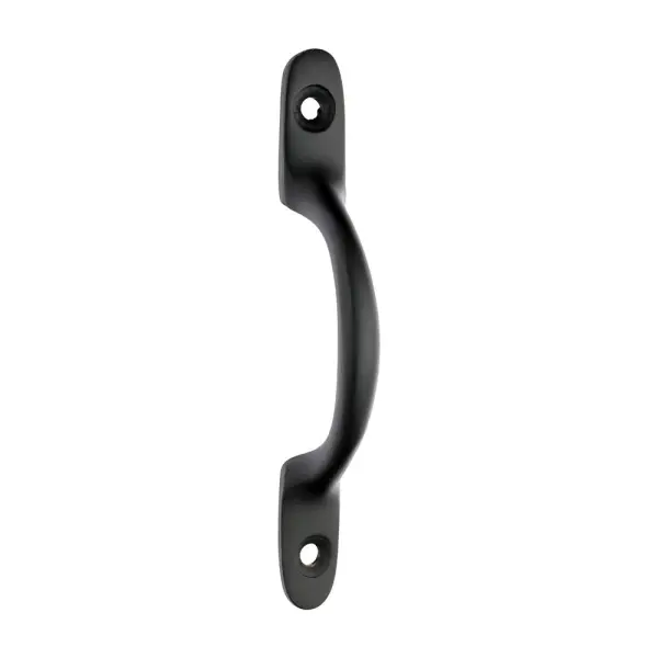 Timco Solid Brass Sash Pull Handle, Matt Black, 100 mm