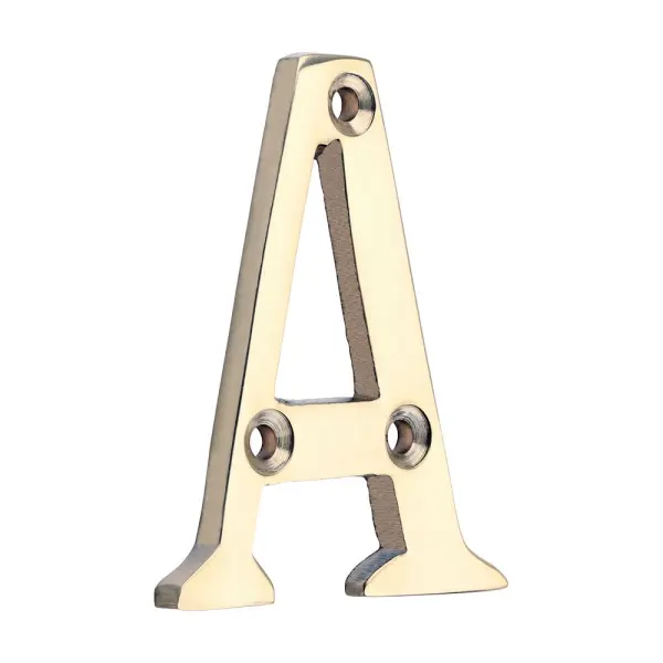 Timco Lettera Porta A Ottone Lucidato