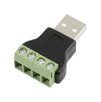 Clever Little Box USB A to 4-Way Screw Terminal Connector