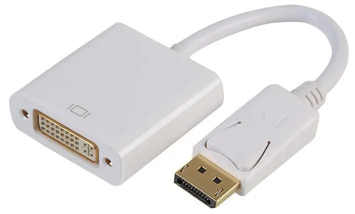 PRO SIGNAL DisplayPort Male to DVI Female Adaptor, Gold Plated, 200mm