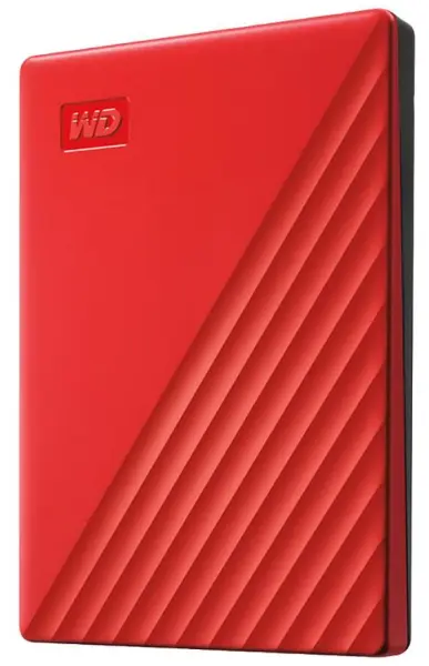WD My Passport USB 3.0 Externe Festplatte, 2TB Rot