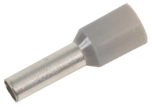 CONCORDIA TECHNOLOGIES Terminali a Manicotto Grigi per Cavi da 4mm²