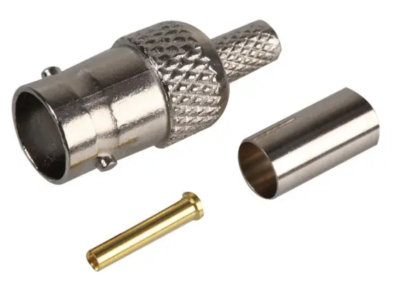 PRO SIGNAL 50 Ohm BNC Socket, Crimp voor RG58 Kabel