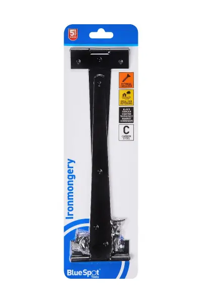 Blue Spot Tools 250毫米黑色粉末涂层T型铰链