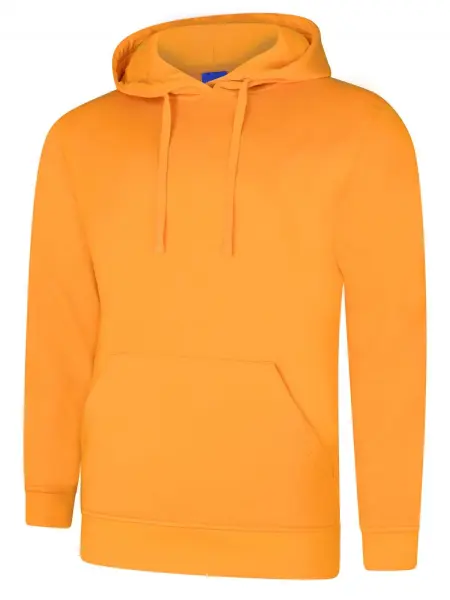 Uneek Unisex Deluxe Hooded Sweatshirt, Tiger Gold XL