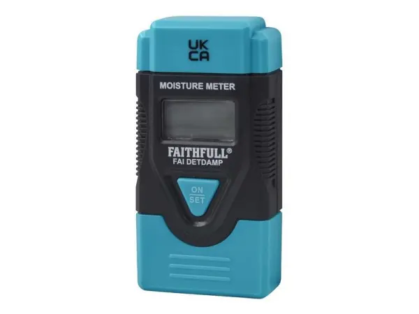Faithfull Feuchtigkeitsmesser mit LCD-Display für Holz & Baumaterialien