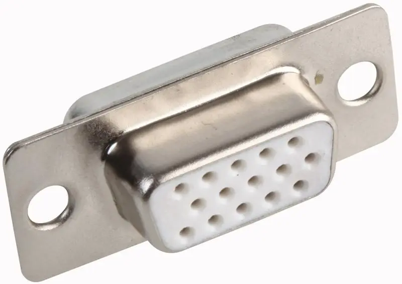 PRO SIGNAL - Connecteur D-Sub Femelle 15 broches Haute Densité, Soudure