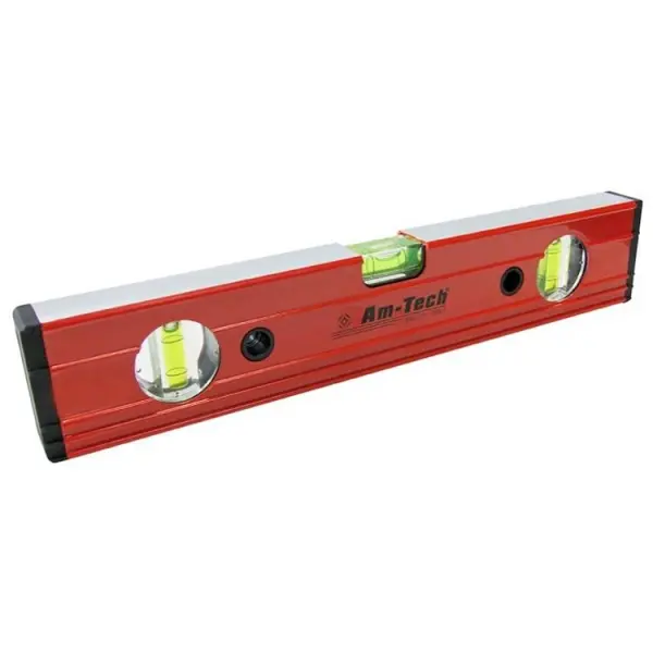 Amtech Ribbed Spirit Level, 12 Inch (340mm)