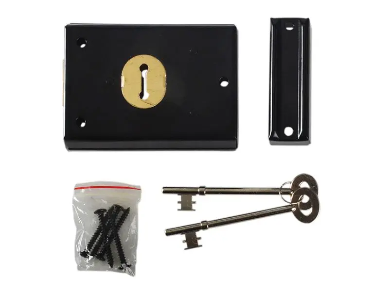 Yale Locks - P402 Kunci Rim Selesai Hitam 102 x 76mm