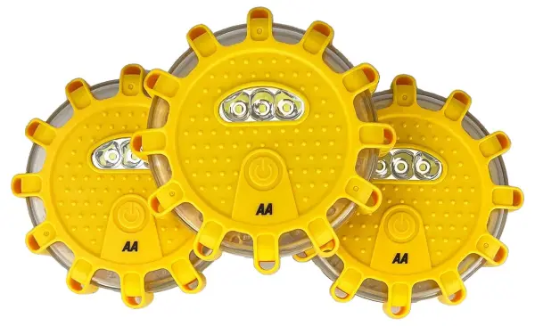 AA LED Road Flares, Pack of 3