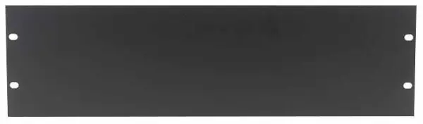 PENN ELCOM 19in Blank Rack Panel, Steel, 3U