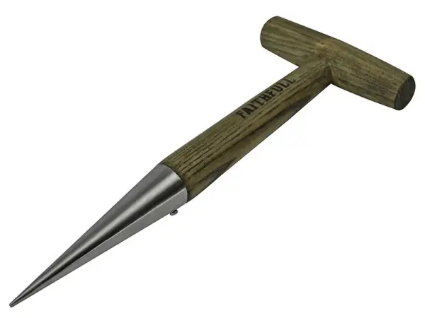Faithfull - Prestige Stainless Steel Dibber Ash Handle
