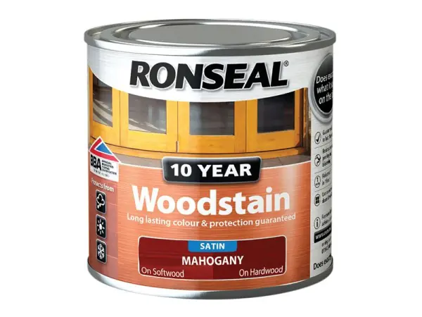 Ronseal 10-Jaren Houtbeits - Mahonie 250ml