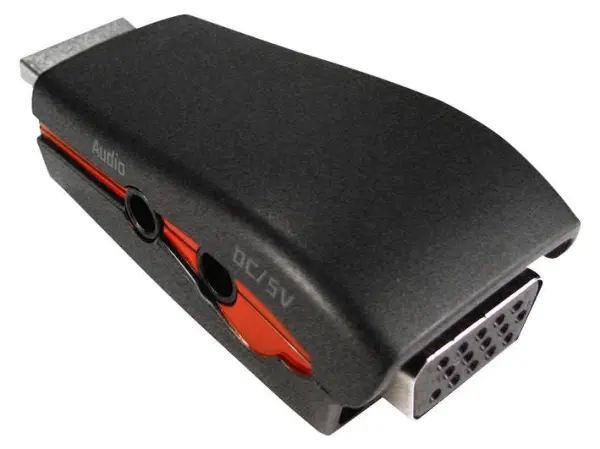NEWLINK מתאם HDMI ל-VGA עם שמע, 1080p, Plug & Play