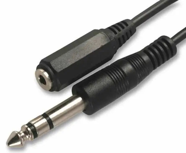 Pro Signal - Προσαρμογέας Στερεοφωνικού Jack 3.5mm σε 6.35mm, 0.5m Μαύρο