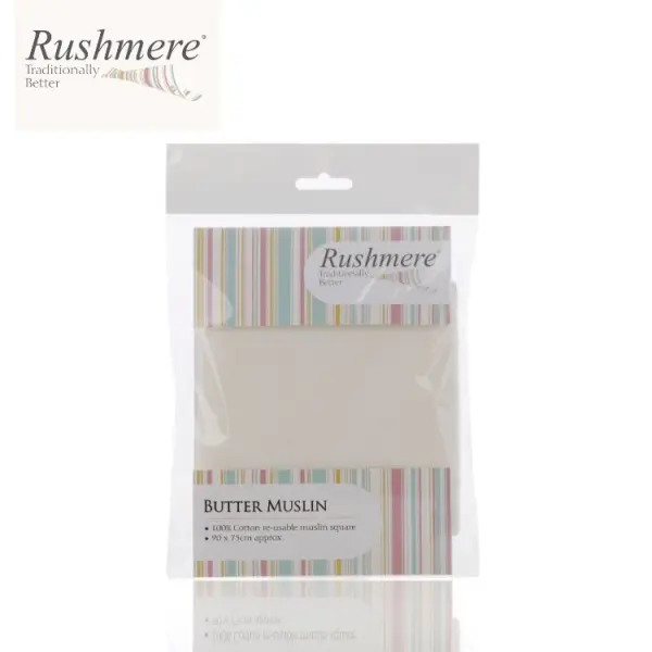 Rushmere Butter Muslin, 90 x 75 cm