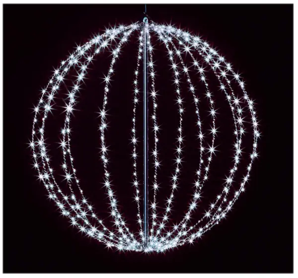 PREMIER - 40cm Metallrahmen Ball, Weiß