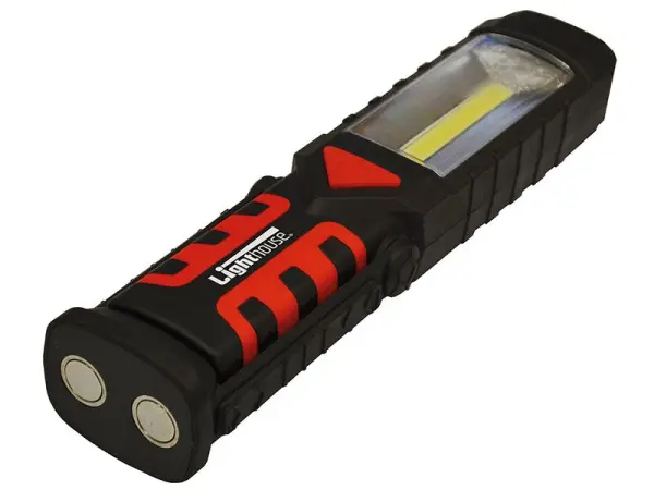 Lighthouse 3W COB LED 스위벨 베이스 토치 - 220루멘