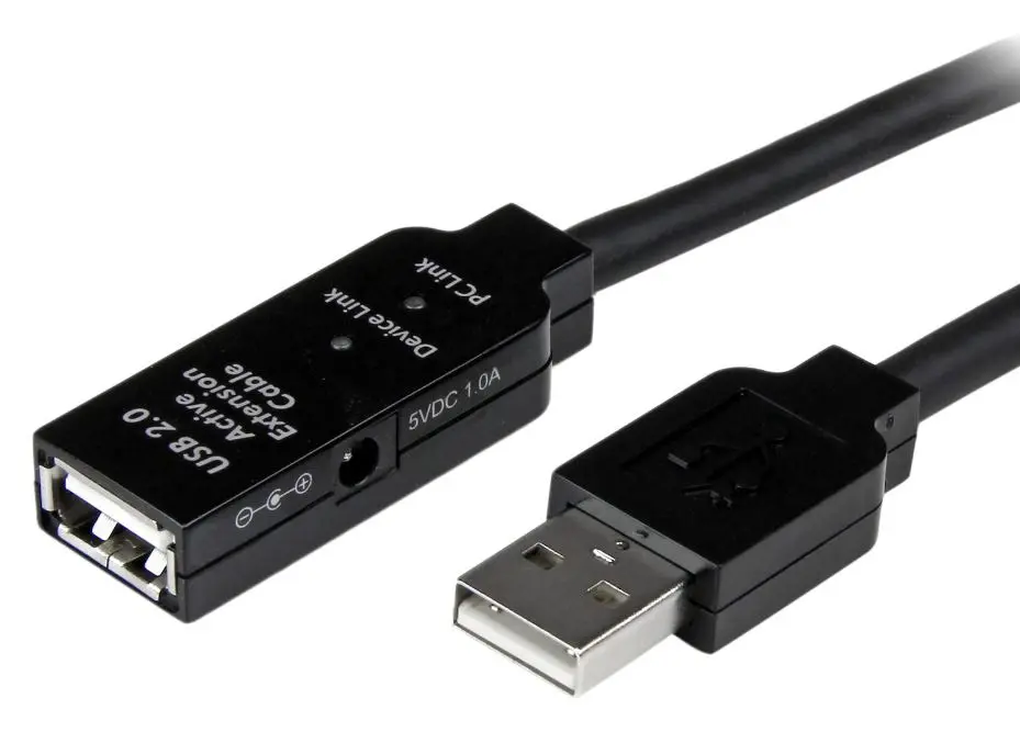 STARTECH Câble USB 2.0 Actif Mâle/Femelle, Extension 10m Noir