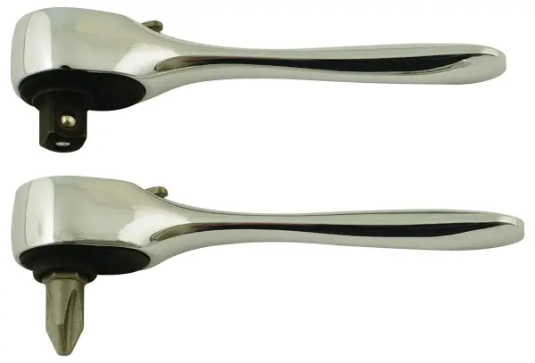 LASER 2 Piece 1/4'' Micro Ratchet Set