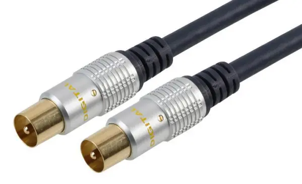 PRO SIGNAL HQ Συνδετικό Καλώδιο Coaxial, Male to Male, 10m, Μπλε
