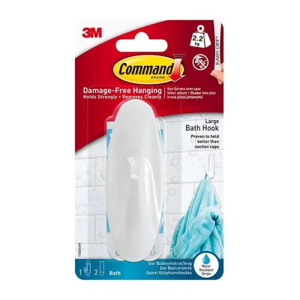 Command Bath Hook Large 2.2kg