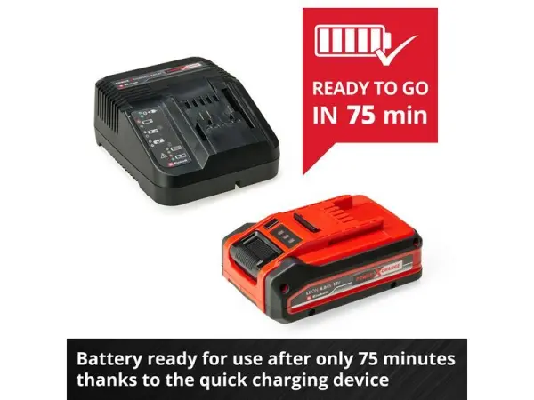 Einhell PLUS Power X-Change Starter Kit 18V with 4.0Ah Battery & 3A Charger