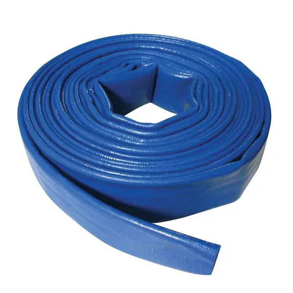 Silverline Lay Flat Hose, 10m x 25mm, PVC