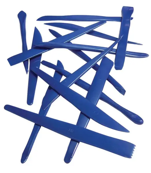 Ensemble d'outils de modelage en plastique MAJOR BRUSHES, 14 pièces