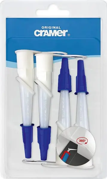 Cramer Pontas Giratórias de Silicone, Pacote de 4