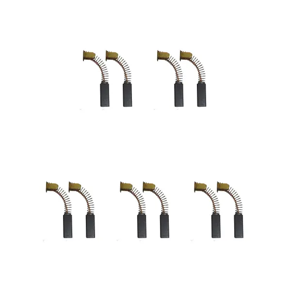 5套 - 2x碳刷 - 適用於Black & Decker Lev磨機 (6 X 8 X 22/20毫米)