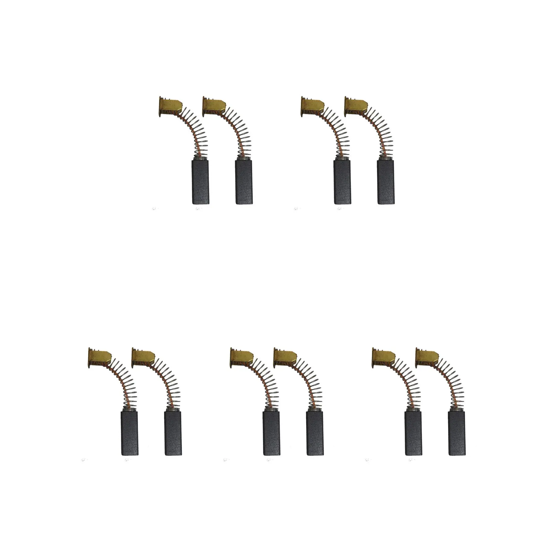 CarbonBr - 5 Set Berus Karbon (6 X 8 X 22/20) untuk Black & Decker Lev Grinder