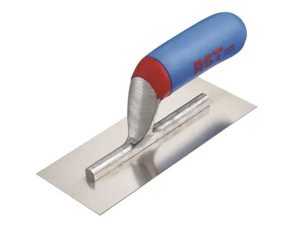 R.S.T. Truelle compacte en acier inoxydable avec poignée Soft Touch, 19 x 7,6cm