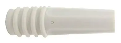 VDC Trading Mini BNC Strain Relief Boot White (10 Pack)